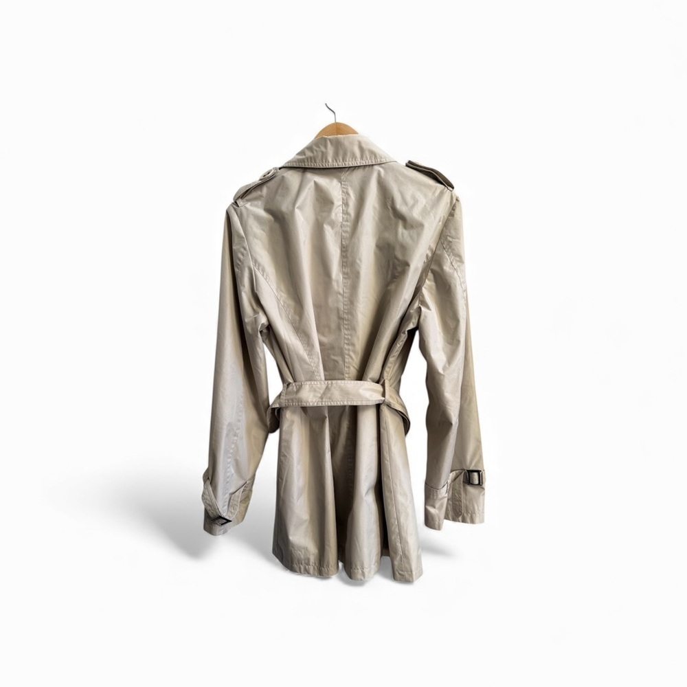 Regent Park Double Breasted Belted Trench Coat Womens XL Light Beige Button Up - Picture 3 of 7